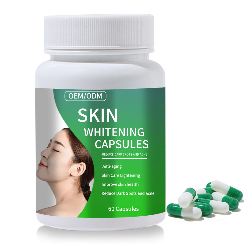 Anti Aging Skin Whitening Capsules อาหารเสริมคอลลาเจนกลูตาไธโอนสำหรับลดจุดด่างดำและสิว