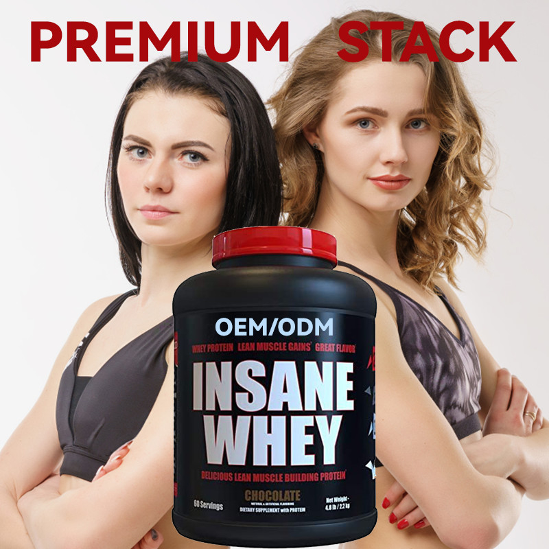 อาหารเสริม 2.2g ผงโปรตีน OEM 80 Bulk Isolate Concentrate 100% Gold Standard Whey Protein