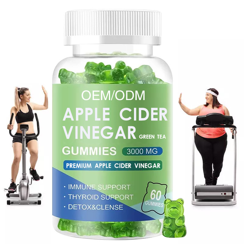 Oem Apple Cider Gummies มังสวิรัติอินทรีย์ Keto Bhb ลดน้ำหนักลูกอมน้ำส้มสายชูแอปเปิ้ลไซเดอร์