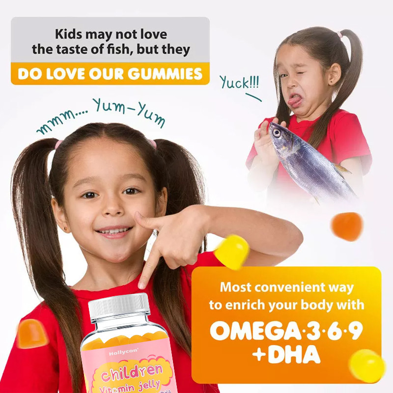 อาหารเสริมวิตามินรวมเพื่อสุขภาพ OEM ทุกวัน 60 Zinc Bear Gummy วิตามินซีสำหรับเด็ก