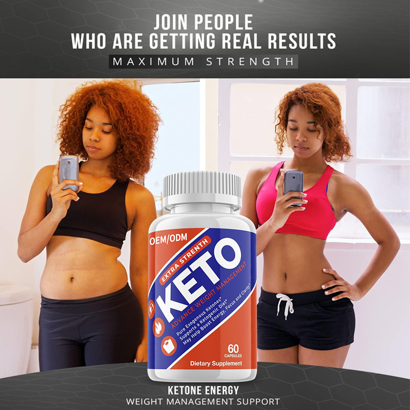 FDA Keto Slim Capsules การจัดการไขมันลดน้ำหนักอาหารเสริม Keto สำหรับผู้หญิงและผู้ชาย