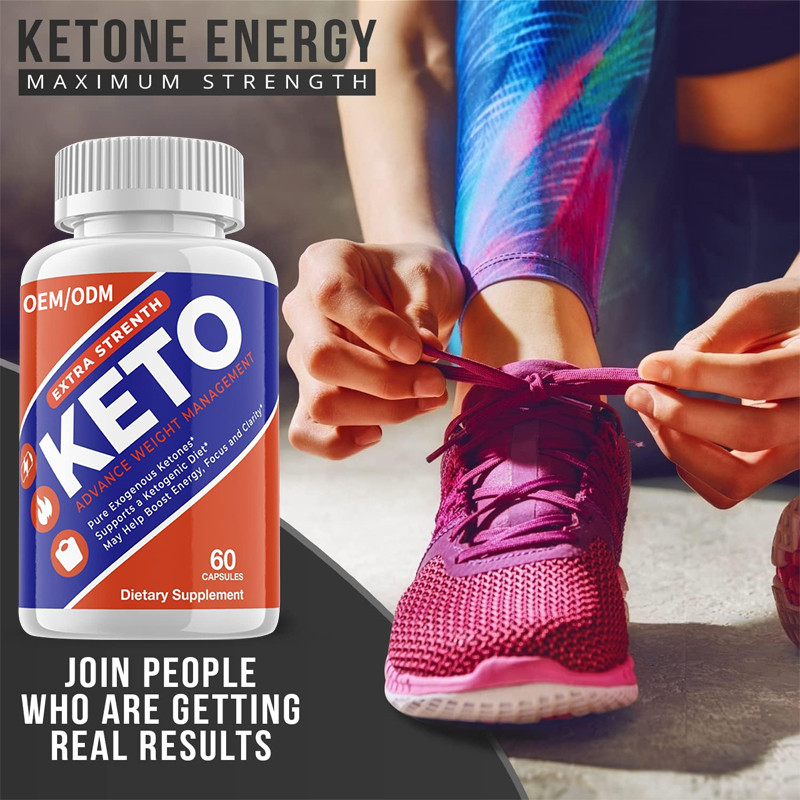 FDA Keto Slim Capsules การจัดการไขมันลดน้ำหนักอาหารเสริม Keto สำหรับผู้หญิงและผู้ชาย