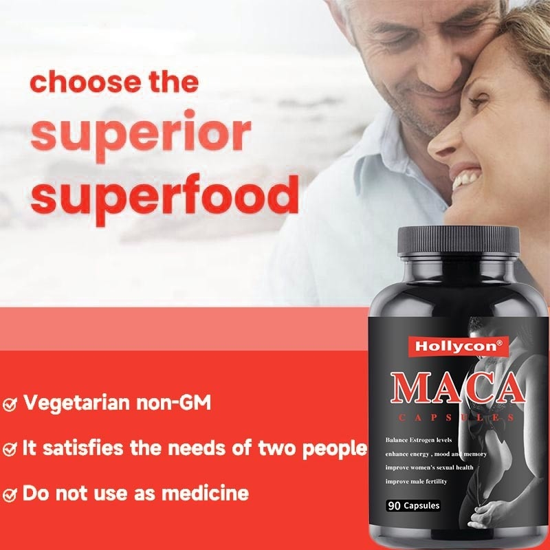 ตอนนี้อาหารเสริม Maca 500 มก. สำหรับสุขภาพการเจริญพันธุ์ของผู้ชายและผู้หญิง 90 แคปซูล