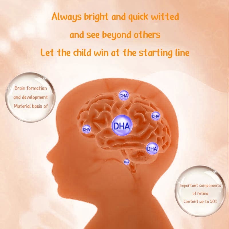 โภชนาการ DHA ALGAE Oil Gummies EPA DHA Cod Liver Oil Pills Gummy สำหรับเด็กผู้ใหญ่
