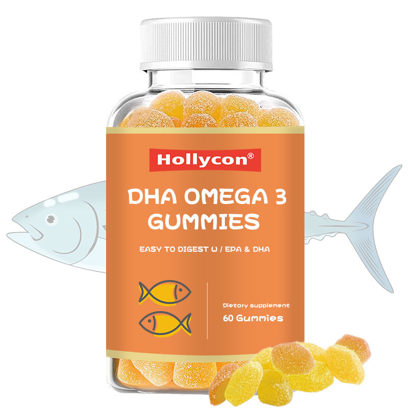 Omega 3 EPA DHA Cod Liver Oil Pills Gummy Nutrition Products สำหรับเด็ก ผู้ใหญ่