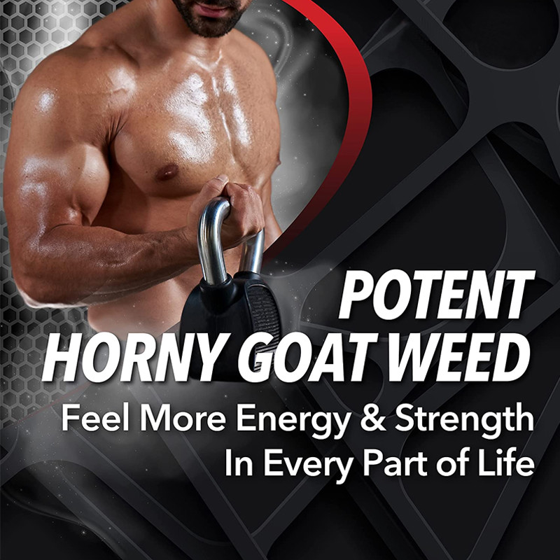 ผลิตภัณฑ์เสริมอาหารเพื่อสุขภาพฉลากส่วนตัว OEM สนับสนุนยาเม็ดวัชพืช Hornys Goat Weed