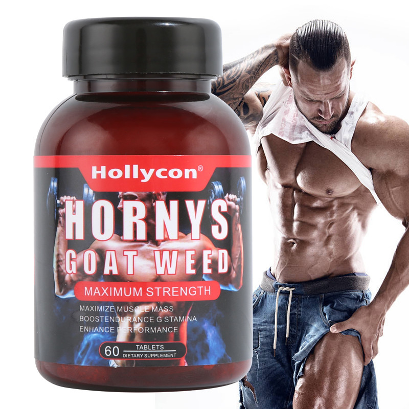 ผลิตภัณฑ์เสริมอาหารเพื่อสุขภาพฉลากส่วนตัว OEM สนับสนุนยาเม็ดวัชพืช Hornys Goat Weed