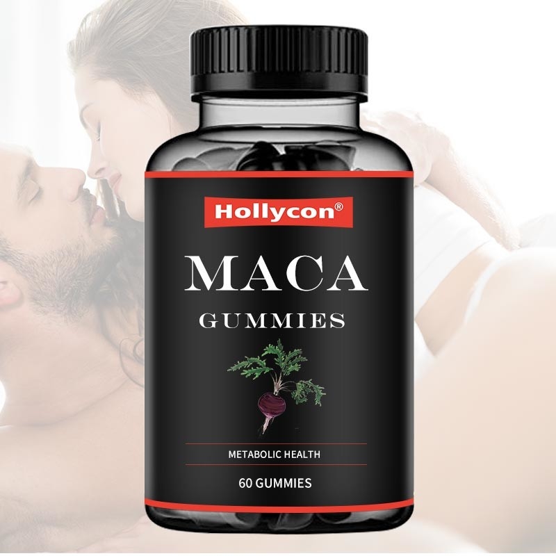 ODM Maca Root Gummies Black Red Yellow Hormonal Support Energy Balance ปรับปรุงอารมณ์