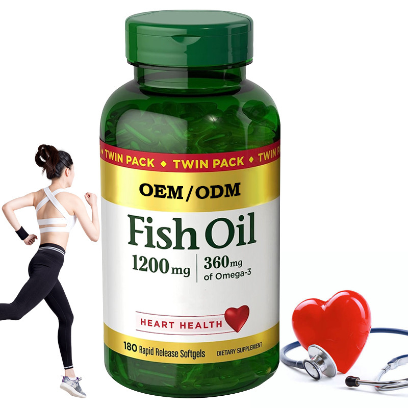 น้ำมันปลา 1200 มก. ช่วยบำรุงสุขภาพหัวใจด้วยโอเมก้า 3 EPA DHA Release Softgels