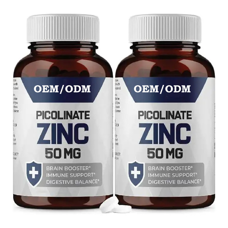 OEM Zinc Picolinate 30mg อาหารเสริมที่ดูดซึมได้ดีสําหรับการเติบโต
