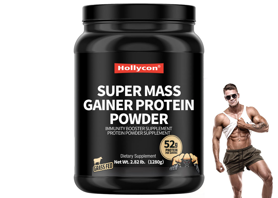 Super Mass Gainer Protein Powder สําหรับการสนับสนุนกล้ามเนื้อ โปรตีน Powder อาหารเสริมเสริมภูมิคุ้มกัน