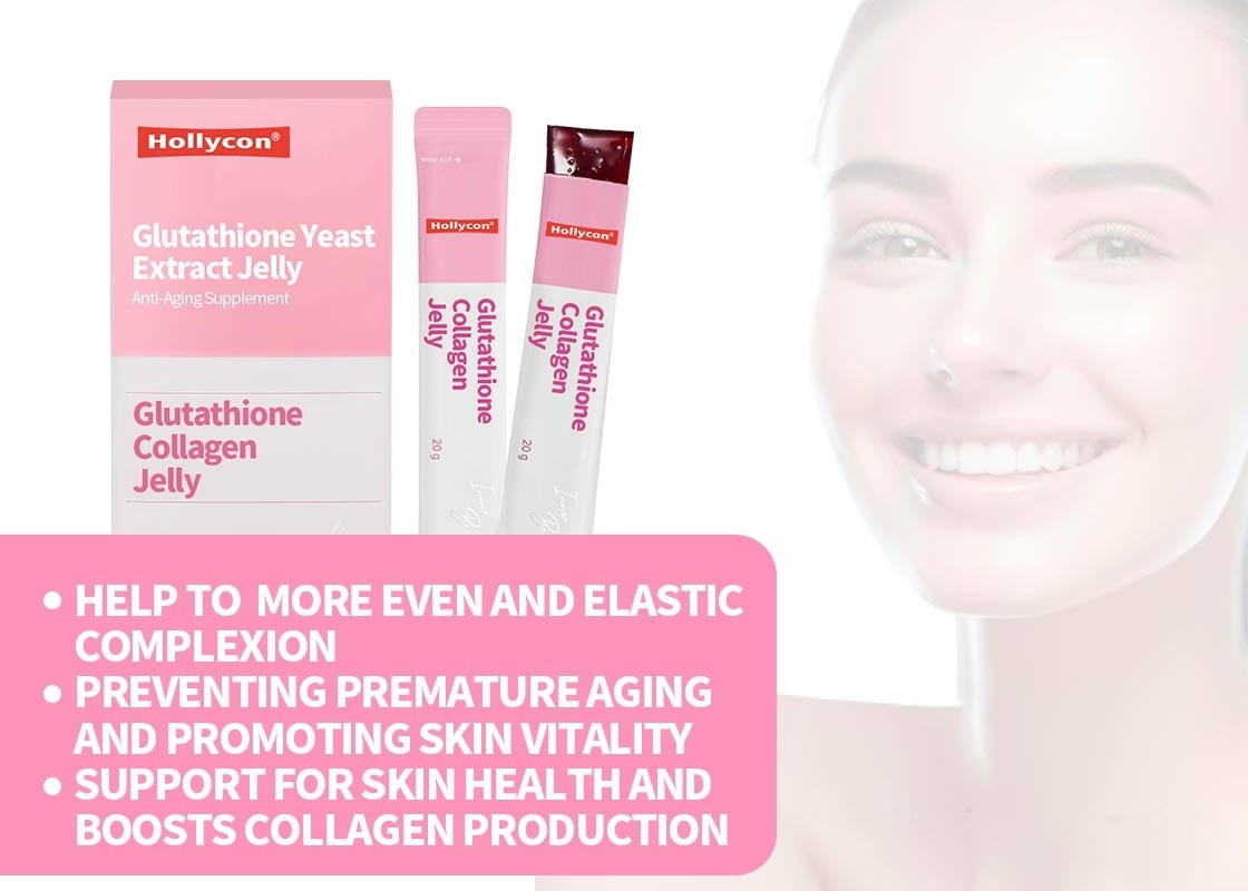 ODM Glutathione Collagen Jelly การสนับสนุนเพื่อสุขภาพผิวหนัง