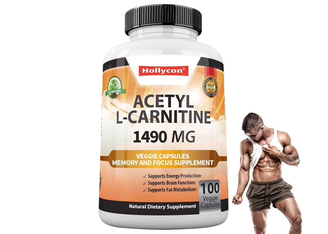 COA แคปซูล L-Carnitine สําหรับความทรงจําและความสนใจ การผลิตพลังงานธรรมชาติ แคปซูลผัก