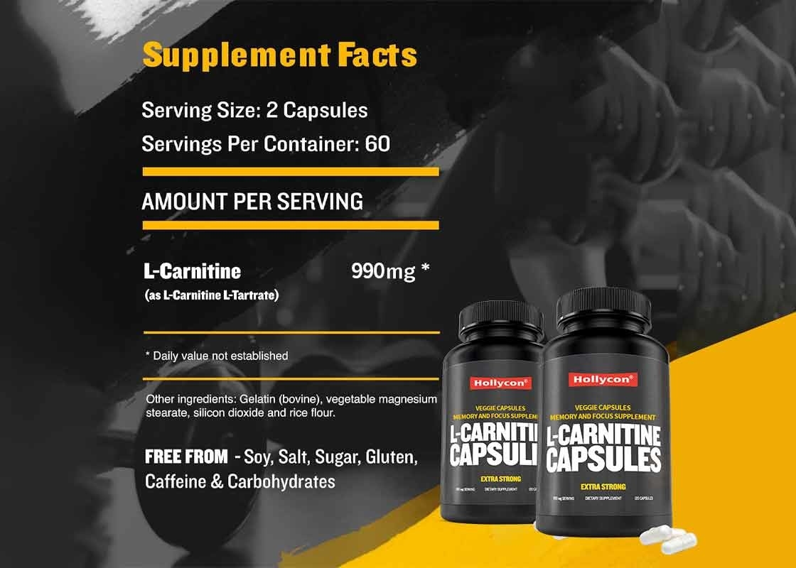 GMPC แคปซูล L-Carnitine ช่วยเพิ่มความชัดเจนทางจิตและมุ่งเน้น