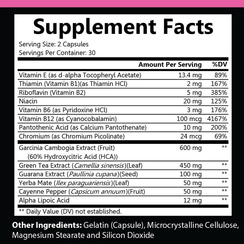 OEM All-Natural Metabolism Booster Hot Skinny Thermogenic Diet Pills แคปซูลลดน้ําหนักสําหรับผู้หญิง