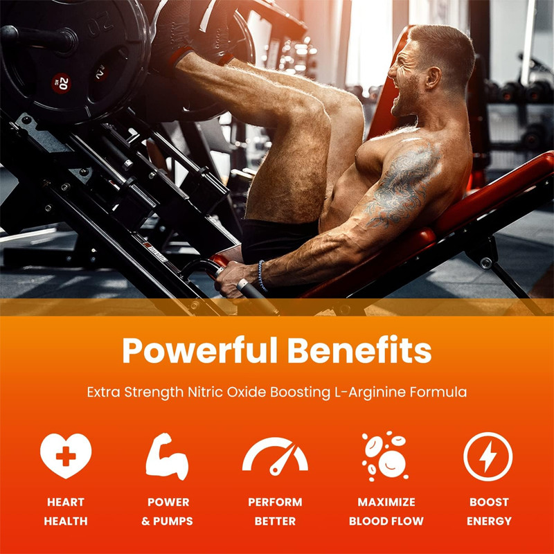 OEM Premium L Arginine Supplement L-Arginine Powder & L Citrulline ที่เสริมด้วยเมล็ดองุ่นและอิงเจอร์