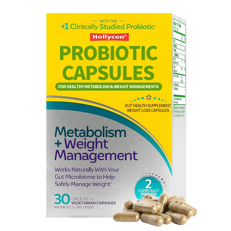 Probiotic Capsules For Healthy Metabolism การควบคุมน้ําหนัก สุขภาพลําไส้ อาหารเสริมลดน้ําหนัก