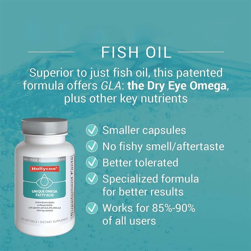 OEM โรงงานผลิต โอมเกา ไขมันกรด Softgels เอกลักษณ์สําหรับการบรรเทาตาแห้ง
