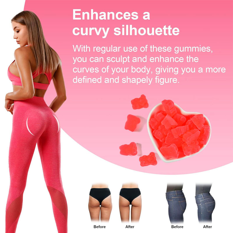 OEM Hip Butt Gummies For Women อาหารเสริมเสริมกระเพาะกระเพาะกระเพาะกระเพาะ