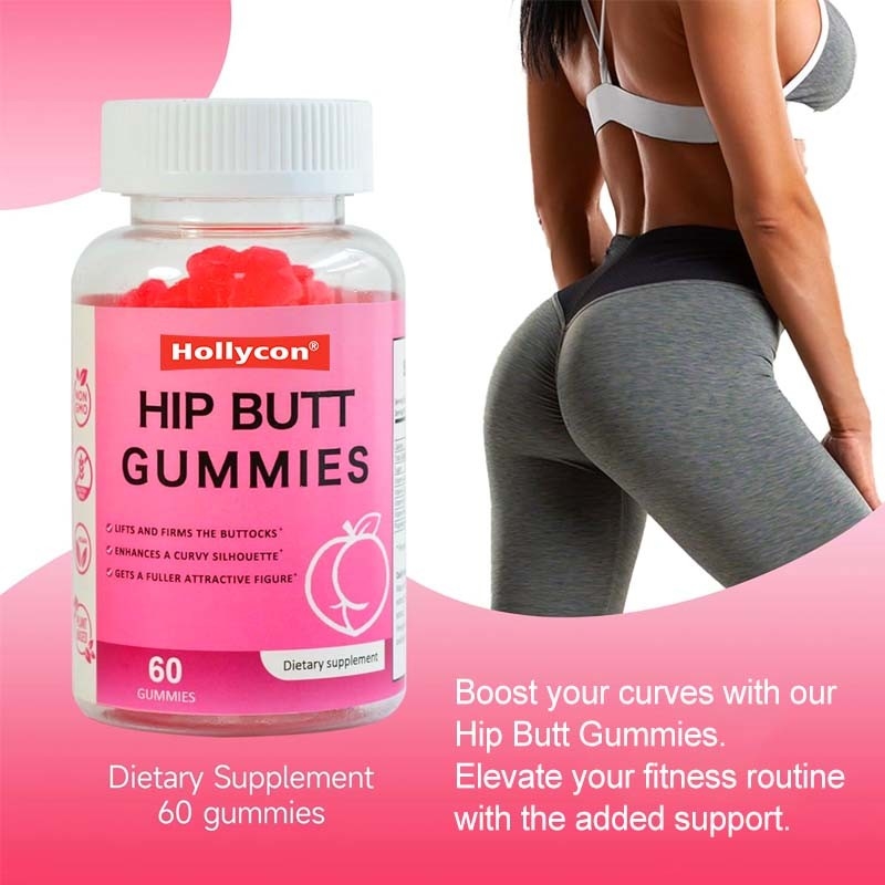 OEM Hip Butt Gummies For Women อาหารเสริมเสริมกระเพาะกระเพาะกระเพาะกระเพาะ
