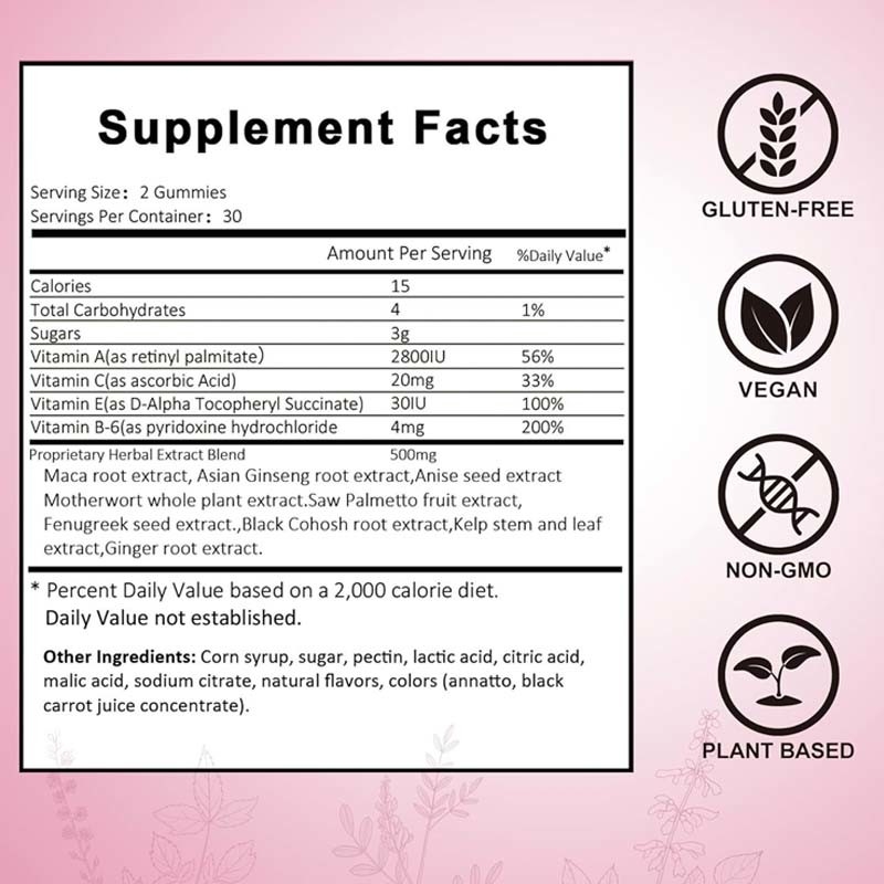 OEM Hip Butt Gummies For Women อาหารเสริมเสริมกระเพาะกระเพาะกระเพาะกระเพาะ