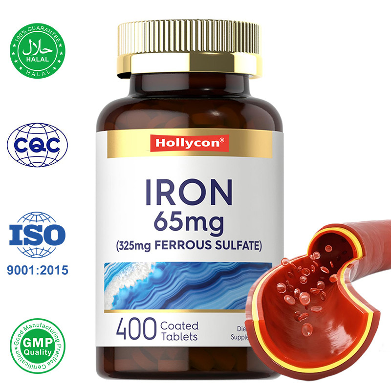 OEM แผ่นเหล็ก เหล็กซัลเฟตเหล็ก 365mg สําหรับการผลิตเซลล์เลือดแดง