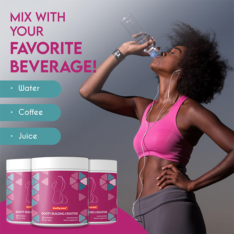 Creatine Powder For Women Creatine Monohydrate Powder For Booty Gain ขนาดของครีตินในผงสําหรับผู้หญิง