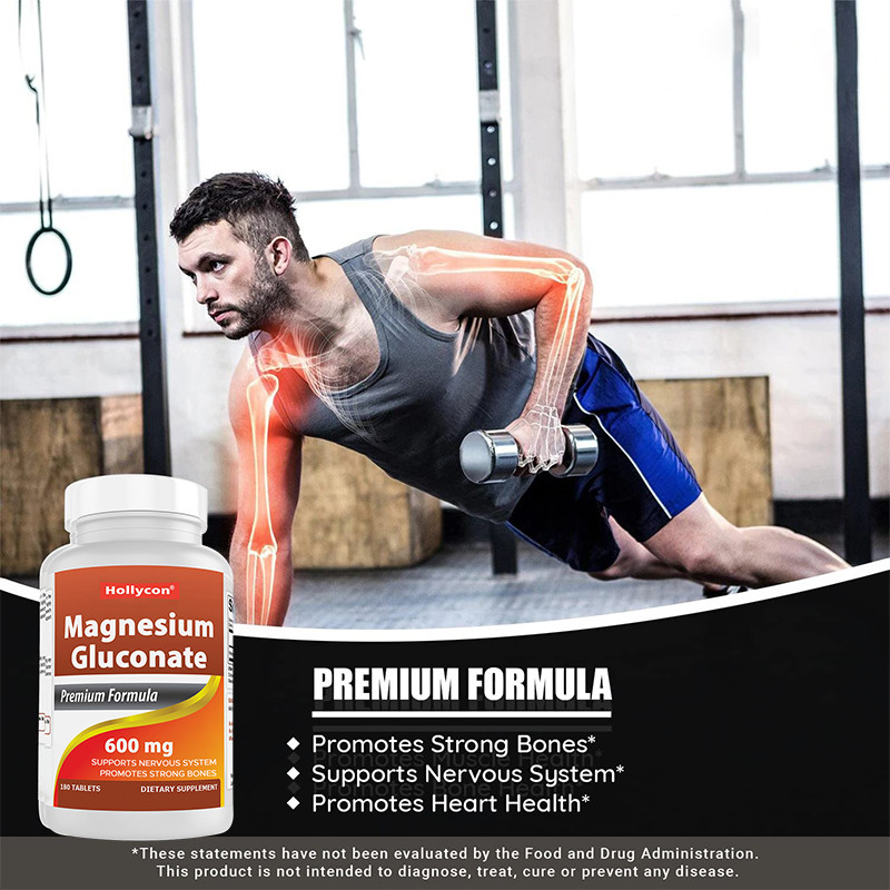 แมกนีเซียมกลีซินาท แผ่นสําหรับกระดูกแข็งแรง แมกนีเซียม 35mg แผ่นสําหรับระบบประสาท