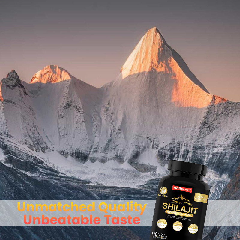 อาหารเสริม Shilajit อินทรีย์แท้จากฮิมาเลียน เพื่อสนับสนุนภูมิคุ้มกัน 25000mg แคปซูล Shilajit