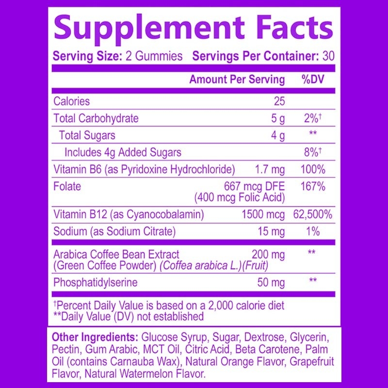 OEM อาหารเสริมสมองเพื่อความจําและความมุ่งมั่น อาหารเสริมความจํา Nootropic อาหารเสริมความจํา Gummy สําหรับสุขภาพสมอง ความมุ่งมั่น จิตใจและความรู้