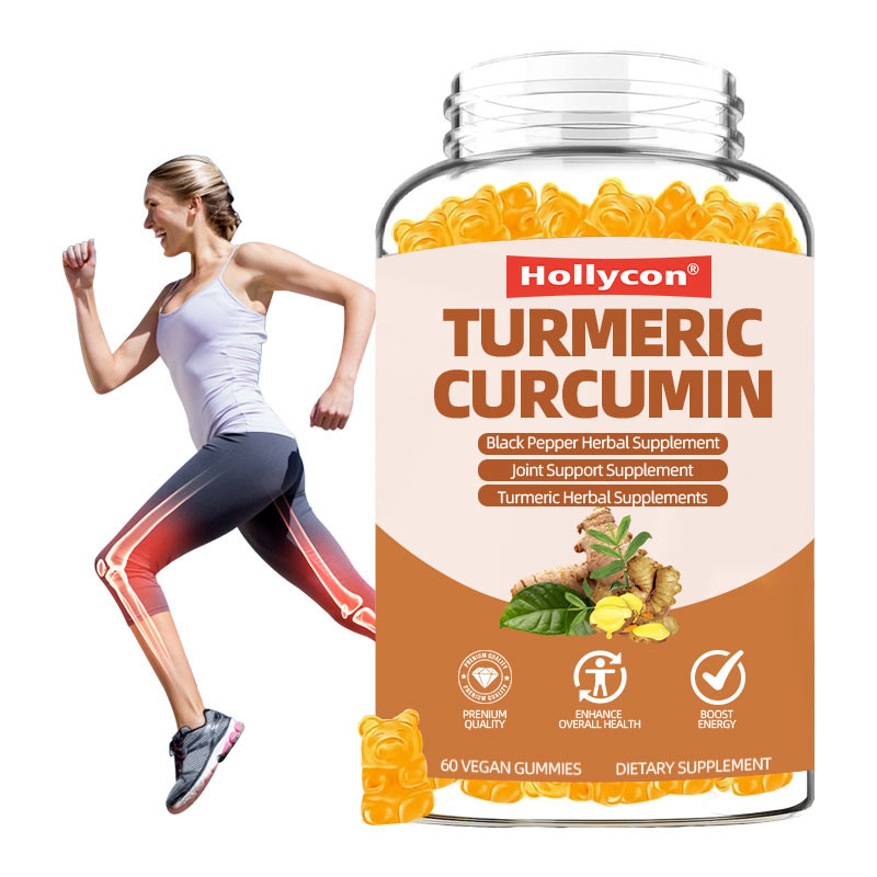 Oem Turmeric Curcumin Gummies กับ Ginger & Black Pepper รองรับภูมิคุ้มกันผิวหนังที่มีสุขภาพดีและสุขภาพร่วมกันสำหรับผู้หญิงผู้ชายและเด็ก