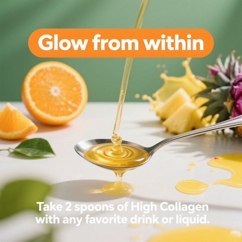 คอลลาเจนเหลวสำหรับผู้หญิงและผู้ชาย-Pine'o'Range รสพรีเมียมเกรด 10,000 mcg biotin+8000 มก. ของคอลลาเจนไฮโดรไลซ์สำหรับแสงผิวเรืองแสง, ต่อต้านริ้วรอย, การเจริญเติบโตของเส้นผมและเล็บที่ดี