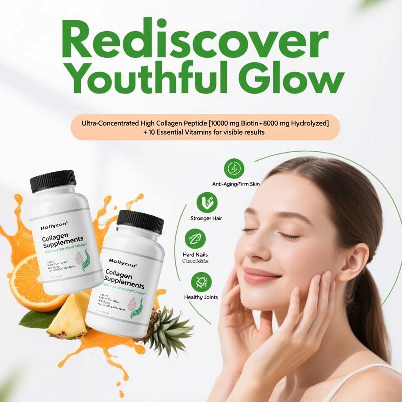 คอลลาเจนเหลวสำหรับผู้หญิงและผู้ชาย-Pine'o'Range รสพรีเมียมเกรด 10,000 mcg biotin+8000 มก. ของคอลลาเจนไฮโดรไลซ์สำหรับแสงผิวเรืองแสง, ต่อต้านริ้วรอย, การเจริญเติบโตของเส้นผมและเล็บที่ดี