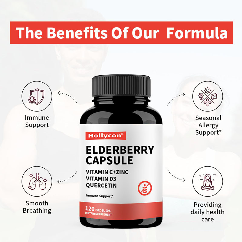 วิตามินซีและซิงค์ 120 แคปซูล หนุนภูมิคุ้มกัน อาหารเสริมสมุนไพรเสริมภูมิคุ้มกันธรรมชาติ แคปซูล