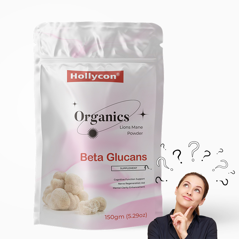 สับปุ๊ดอาหารเสริมหอมสิงโตอินทรีย์ที่มีสารสกัดจากผักผลไม้ 100% และเบต้ากลูแคน 30% เพื่อสนับสนุนการคิด - 150 กรัมต่อถุง