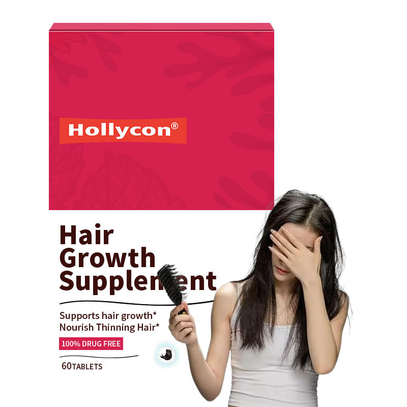 Factory in Stock Private Label Hair Growth Tablets Containing Vitamin C and Collagen Hair Growth Dietary Hair Growth Supplement