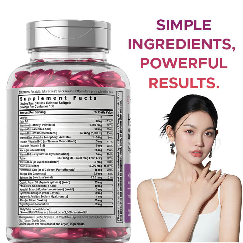 บิโอติน การเจริญเติบโตของผม ผิวหนังและเล็บของผม วิตามิน คอลลาเจน วิตามินซี