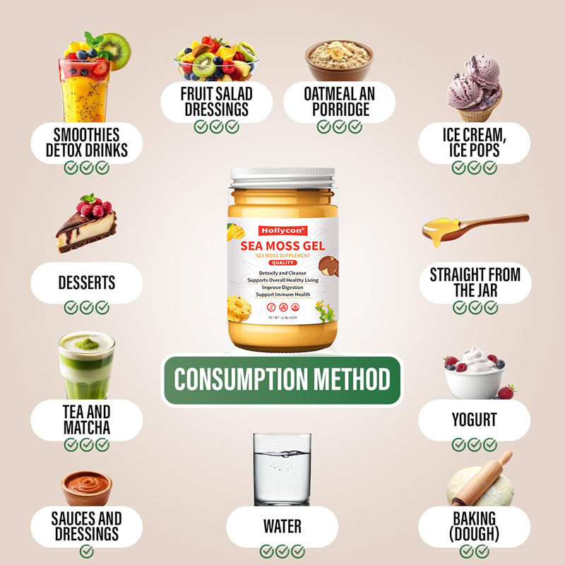 OEM สาหร่ายทะเลดิบที่มีคุณค่าทางโภชนาการ ดีท็อกซ์และทำความสะอาด อุดมไปด้วยแร่ธาตุ โปรตีน วิตามิน เพื่อสุขภาพ สาหร่ายทะเล เจลสาหร่ายทะเล