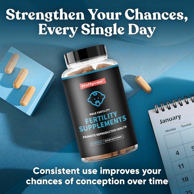 OEM เพิ่มความเจริญพันธุ์ชายก่อนคลอด จํานวนเชื้อเพาะที่ดีที่สุด ความเคลื่อนไหวความแข็งแรง Ashwagandha แม็กนีเซียมและซิงค์อาหารเสริมความเจริญพันธุ์