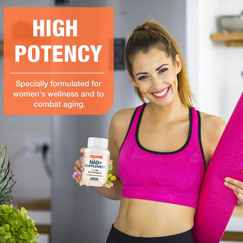 OEM 2000MG NAD+ ลิปโซมสําหรับผู้หญิง การซึมซึมสูงสุด NAD Plus หมดเดือน ความชัดเจนทางสติ พลังงาน NAD + อาหารเสริม