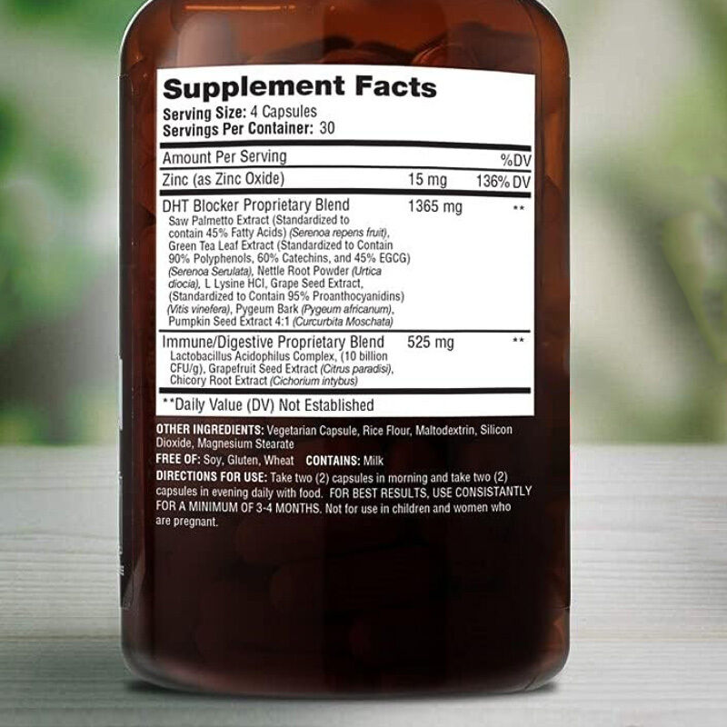 OEM อาหารเสริมการเติบโตของผมสําหรับการลดสีพันธุกรรมสําหรับผู้ชายและผู้หญิง การควบคุมการสูญเสียผม ระบบภูมิคุ้มกัน