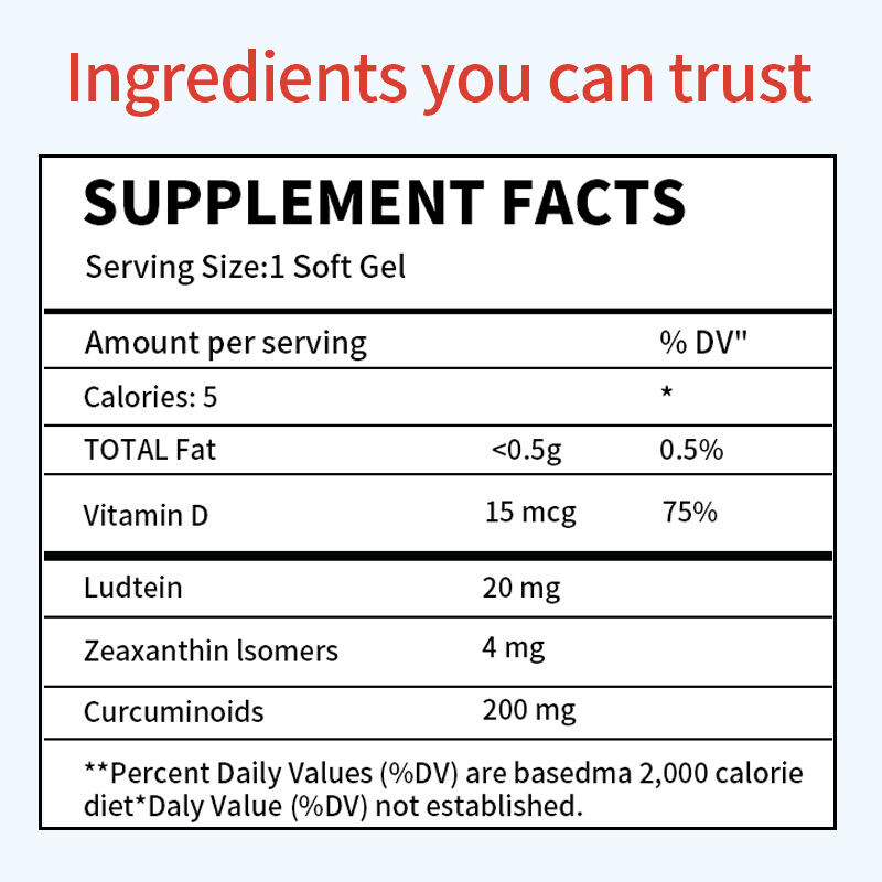 OEM อาหารเสริมที่พิสูจน์ได้ทางการแพทย์ ตาแห้งเพื่อบํารุงน้ําตาภายในเพื่อการบรรเทาความเหนื่อยล้าที่ยาวนาน
