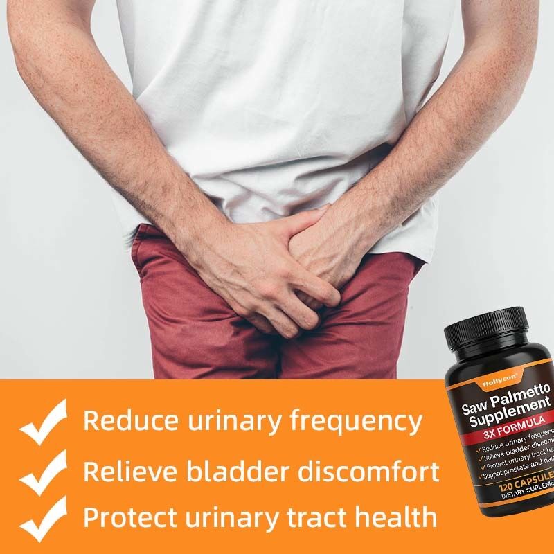 Manufacturer Saw Palmetto Capsules Urinary System Wellness Prostate Hair Support With Nettle Extract