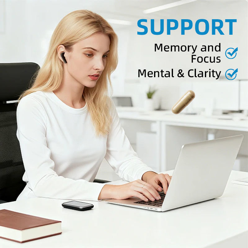 OEM/ODM Manufacturer Focus Supplement for Memory and Focus Mental & Clarity Support Nootropic Brain Supplement