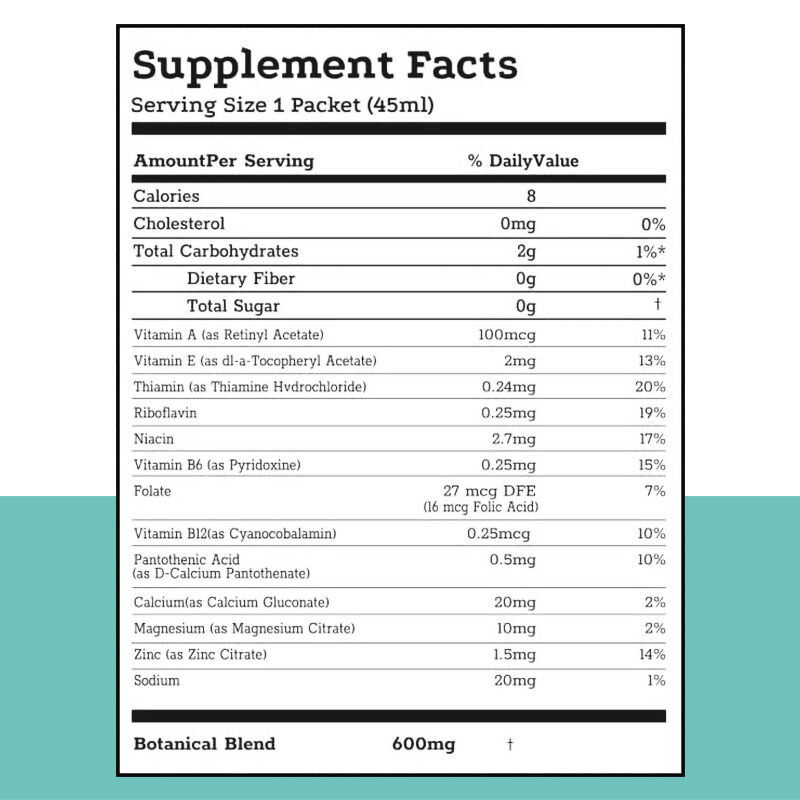 7-Day Cycle Multi Botanical Compound Oral Liquid | Mixed Natural Herb Daily Nutrient Beverage, OEM Private Label Customizable