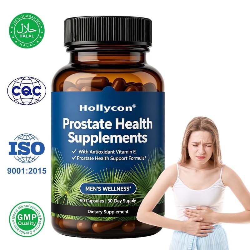 ผลิตภัณฑ์เสริมอาหารสำหรับผู้ชาย สูตรสมุนไพรคู่ Saw Palmetto & Pygeum พร้อมการสนับสนุนระบบทางเดินปัสสาวะและบริการติดฉลากส่วนตัวที่ปรับแต่งได้