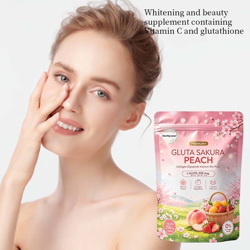 VC & Glutathione Blend คอลลาเจนปูนที่มีรสชาติผลไม้ ODM Custom Formula Daily Supplement
