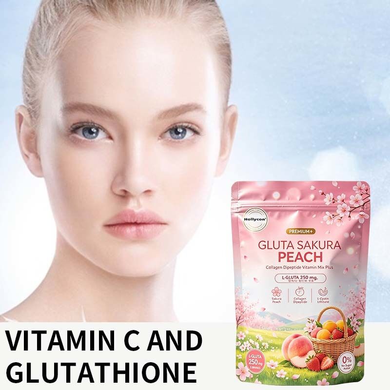 VC & Glutathione Blend คอลลาเจนปูนที่มีรสชาติผลไม้ ODM Custom Formula Daily Supplement