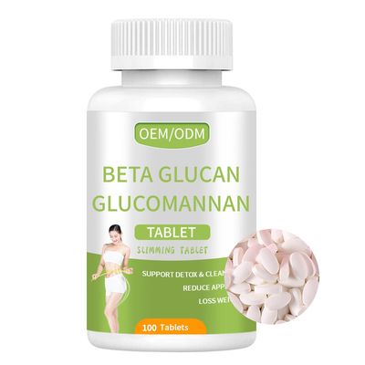 Custom Beta Glucan Clucomannan แท็บเล็ต Body Slim Tablet