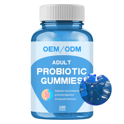 ส่งเสริมการย่อยอาหารเสริม OEM Probiotic Gummies สำหรับผู้ใหญ่